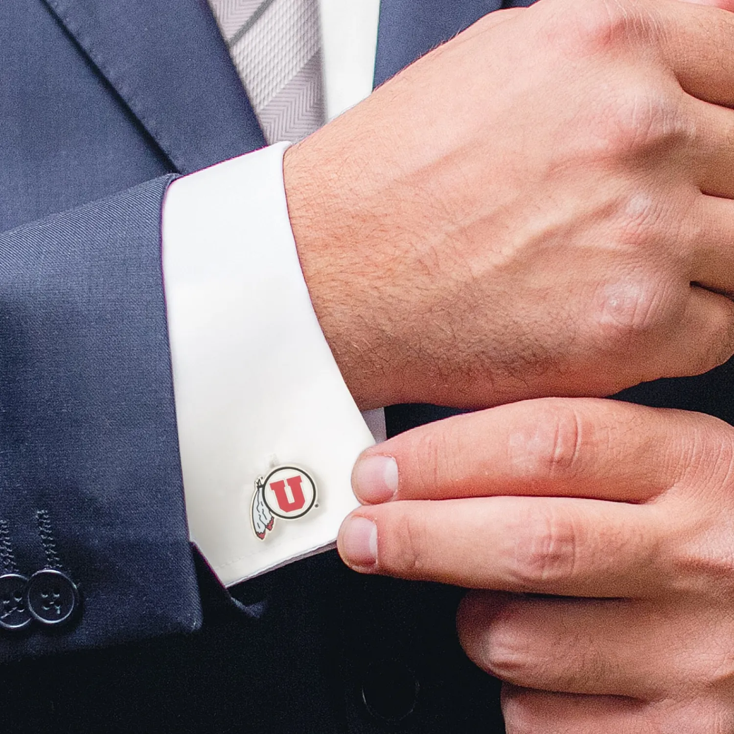 Hot University of Utah Utes Cufflinks Luxury Cufflinks | Sports Cufflinks