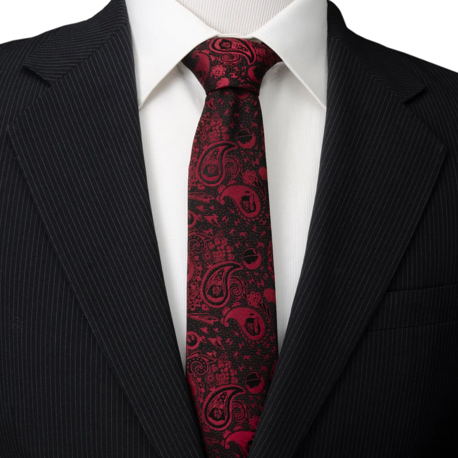 Clearance Vader Paisley Black and Red Men's Tie Star Wars Ties