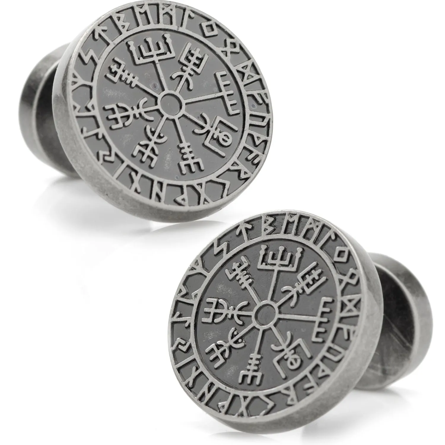 Best Vegvisir Viking Compass Luxury Cufflinks | Hobbies & Interests Cufflinks