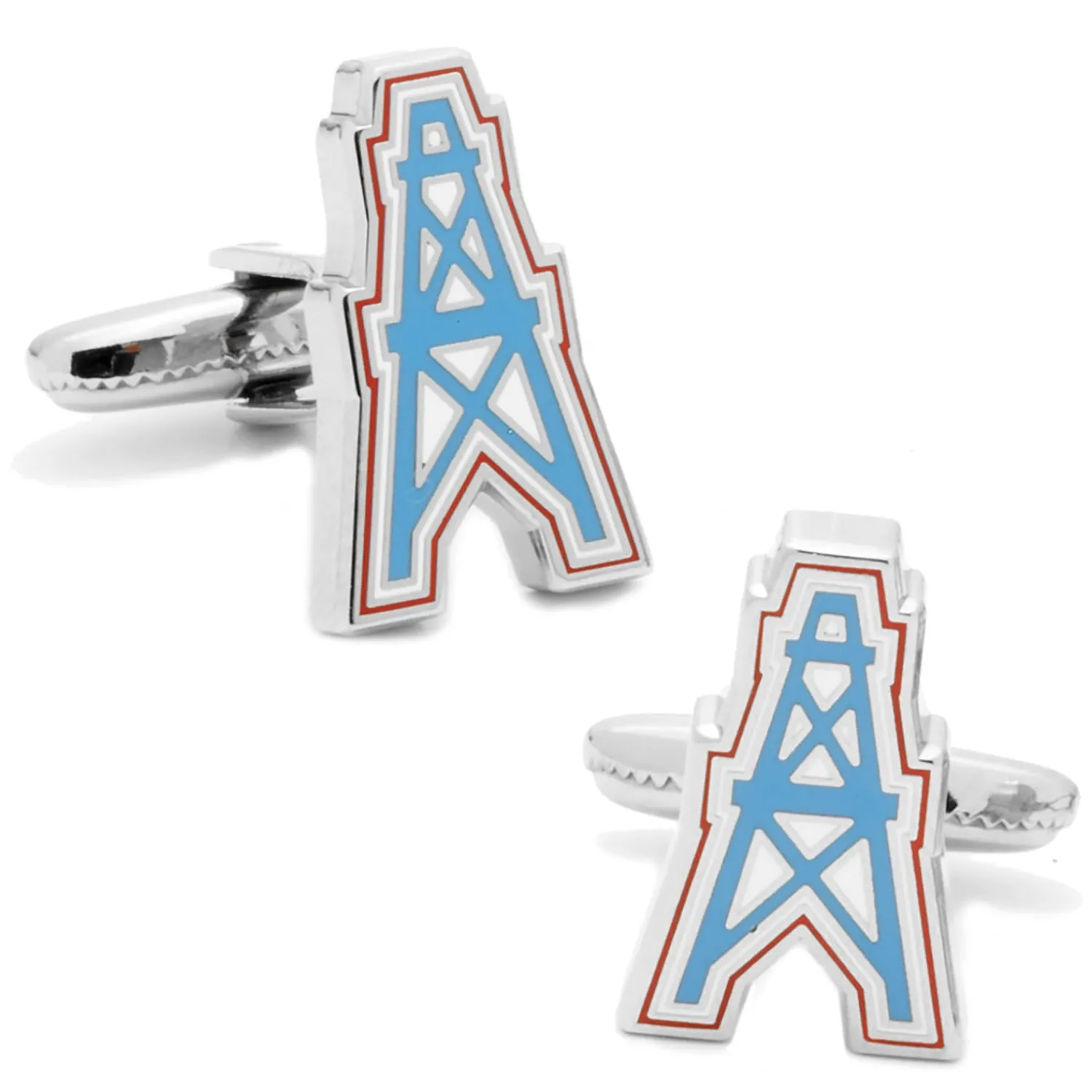Cheap Vintage Houston Oilers Cufflinks Luxury Cufflinks | Sports Cufflinks