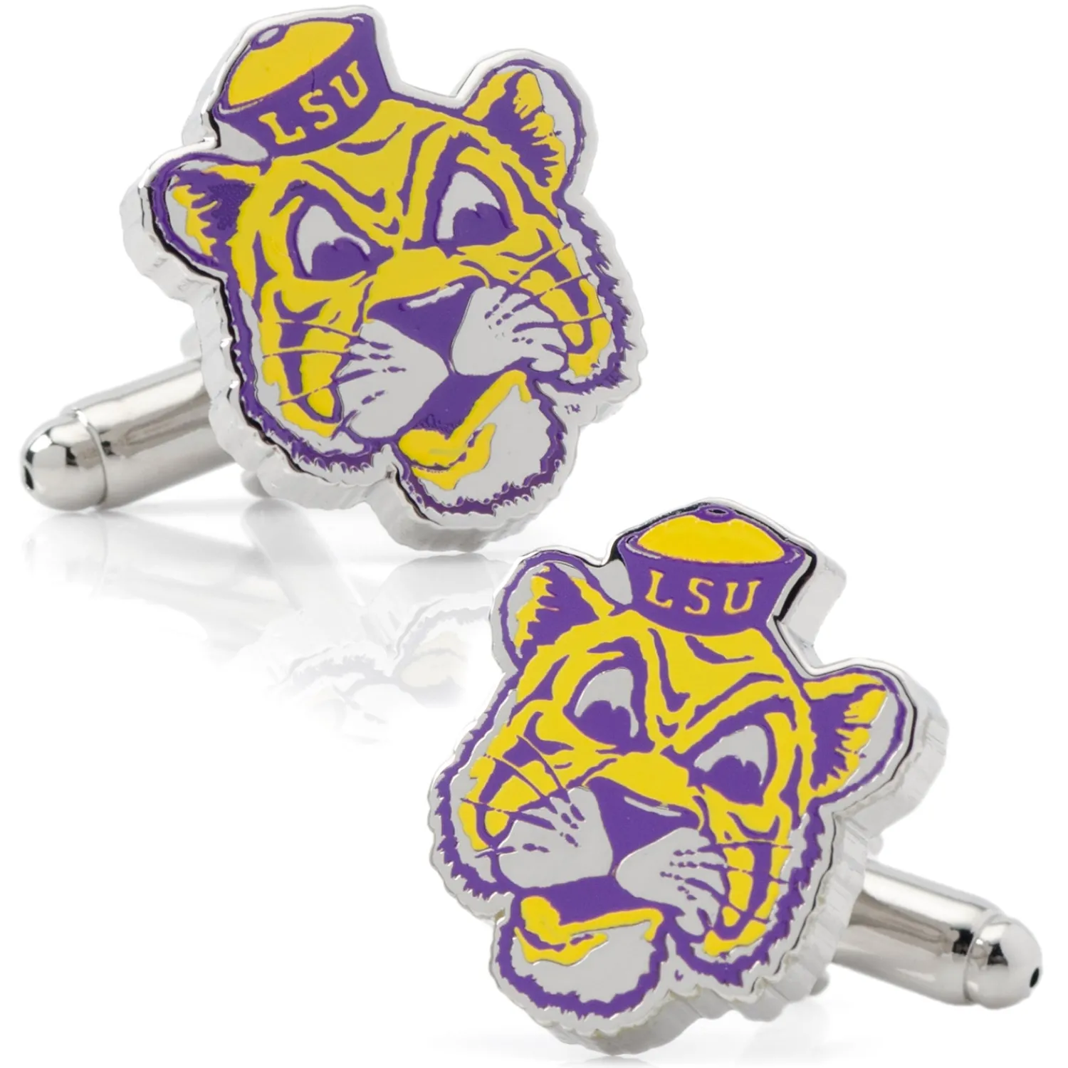 Best Sale Vintage LSU Tigers Cufflinks Luxury Cufflinks | Sports Cufflinks
