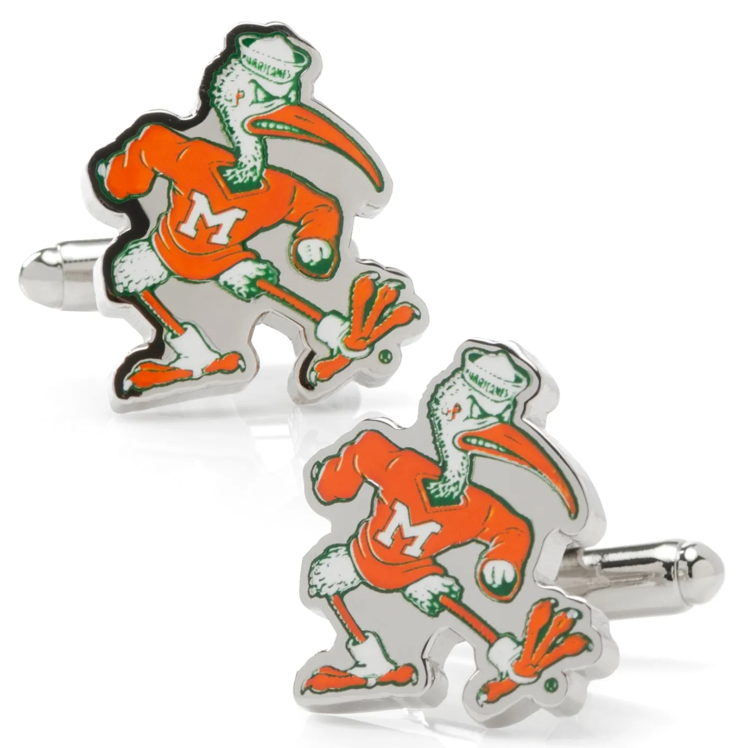 Shop Vintage University of Miami Hurricanes Cufflinks Sports Cufflinks | Hobbies & Interests Cufflinks