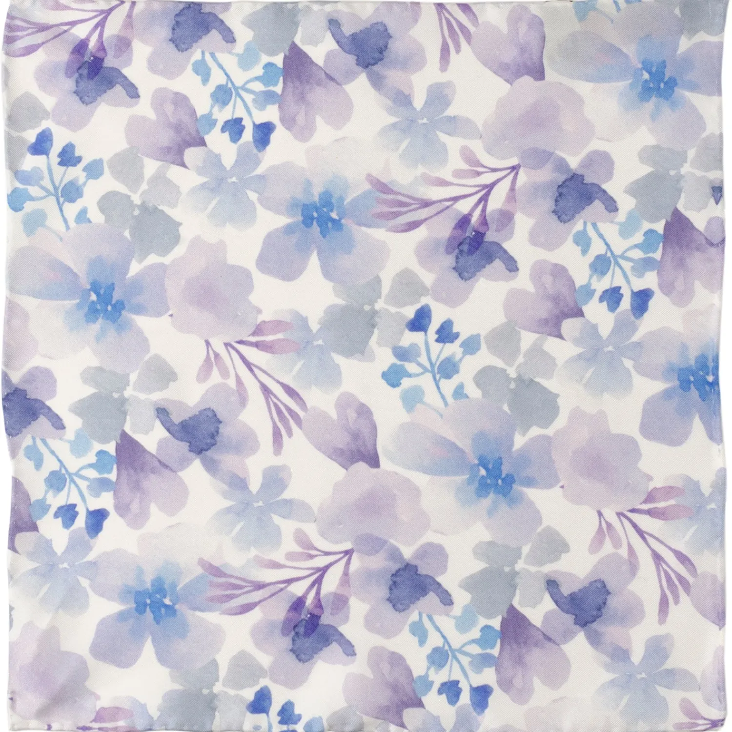 Outlet Watercolor Lavender Mix Men's Silk Pocket Square Pocket Squares