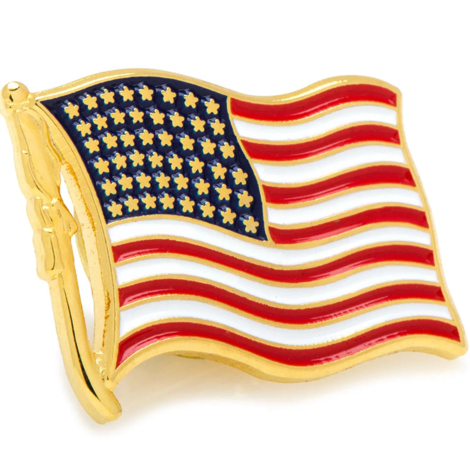 Clearance Waving American Flag Lapel Pin Lapel Pins | Hobbies & Interests Cufflinks