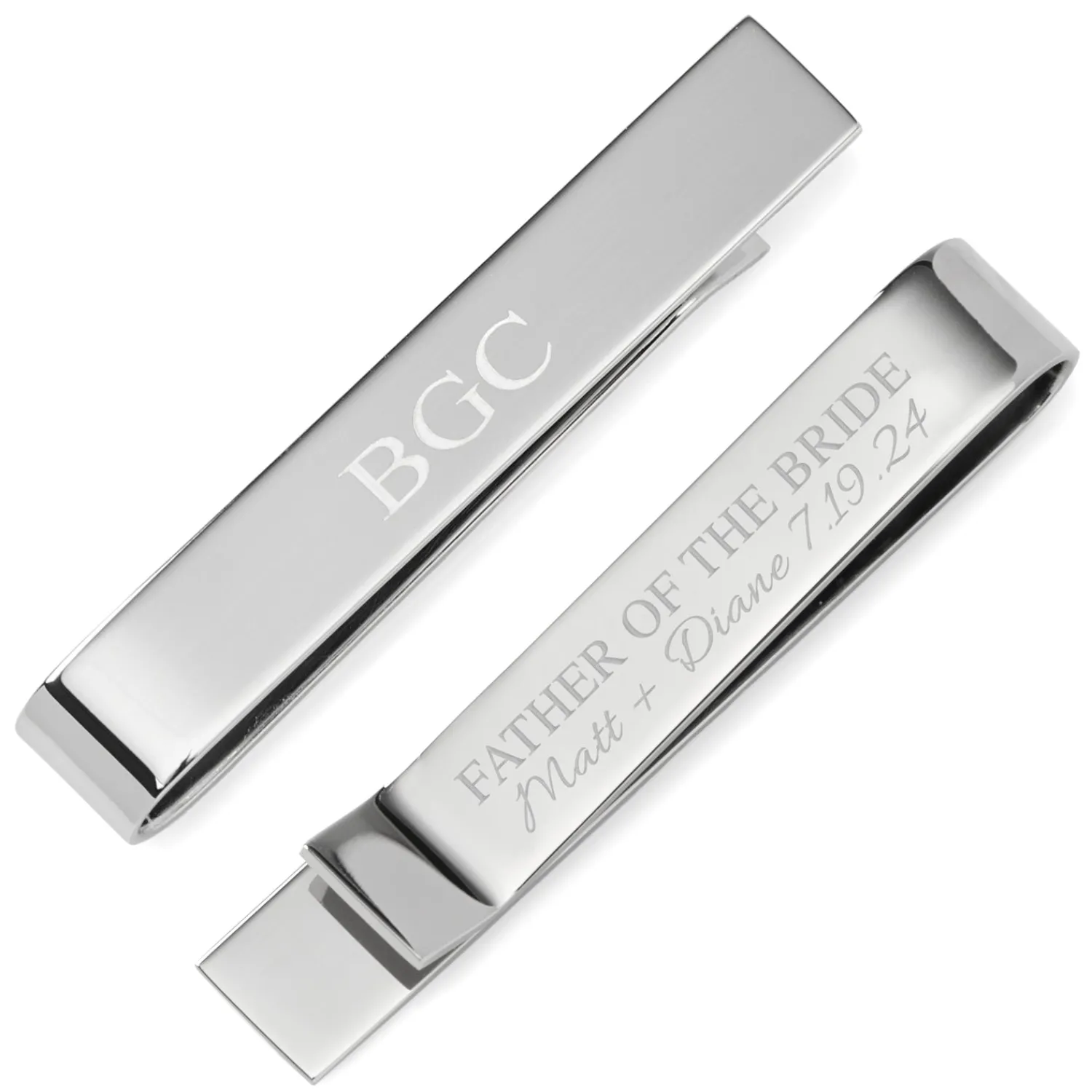 Fashion Wedding Party Engravable Tie Bar Engravable Tie Bars | Classic Tie Bars