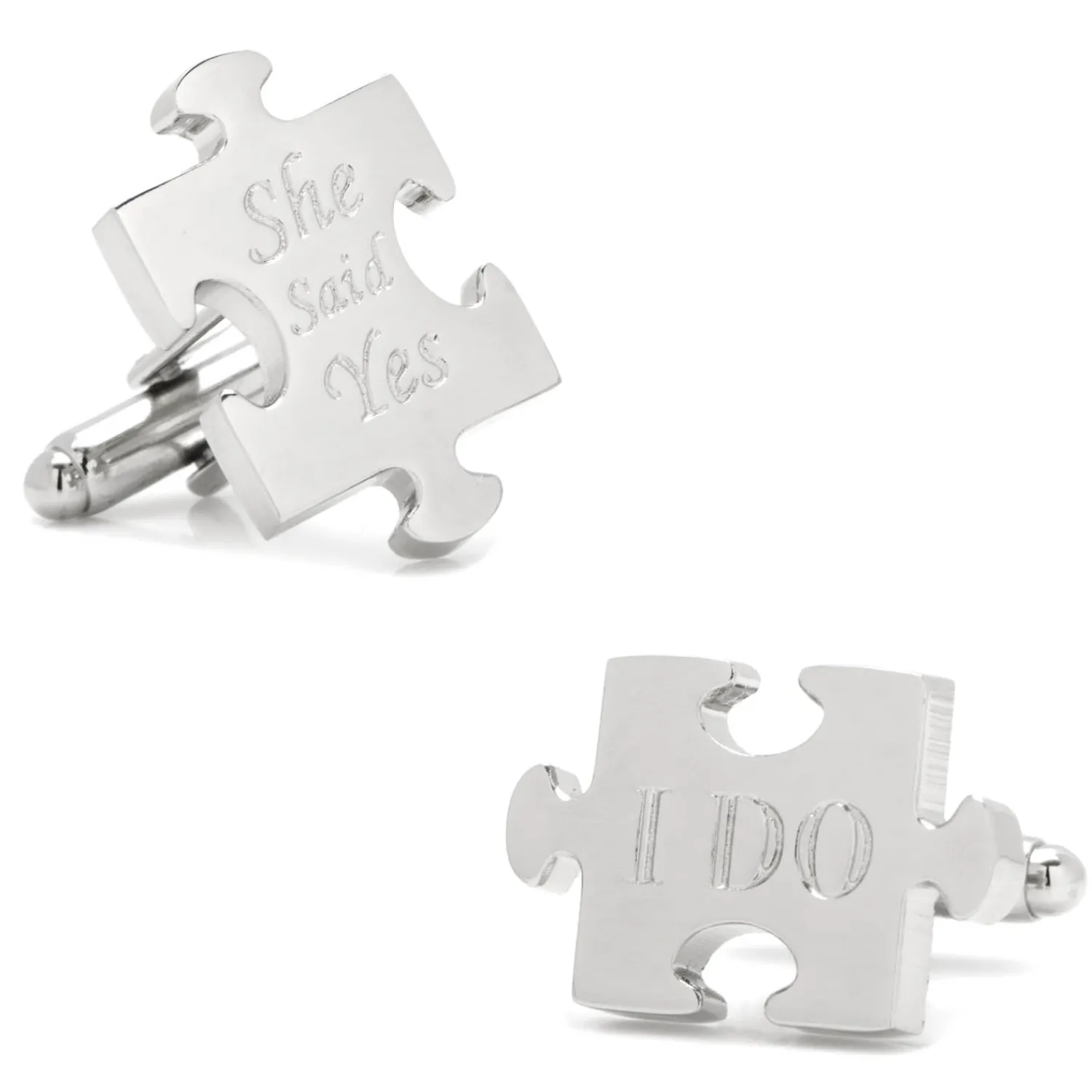 Clearance Wedding Puzzle Pieces Cufflinks Pair Wedding Cufflinks | Luxury Cufflinks