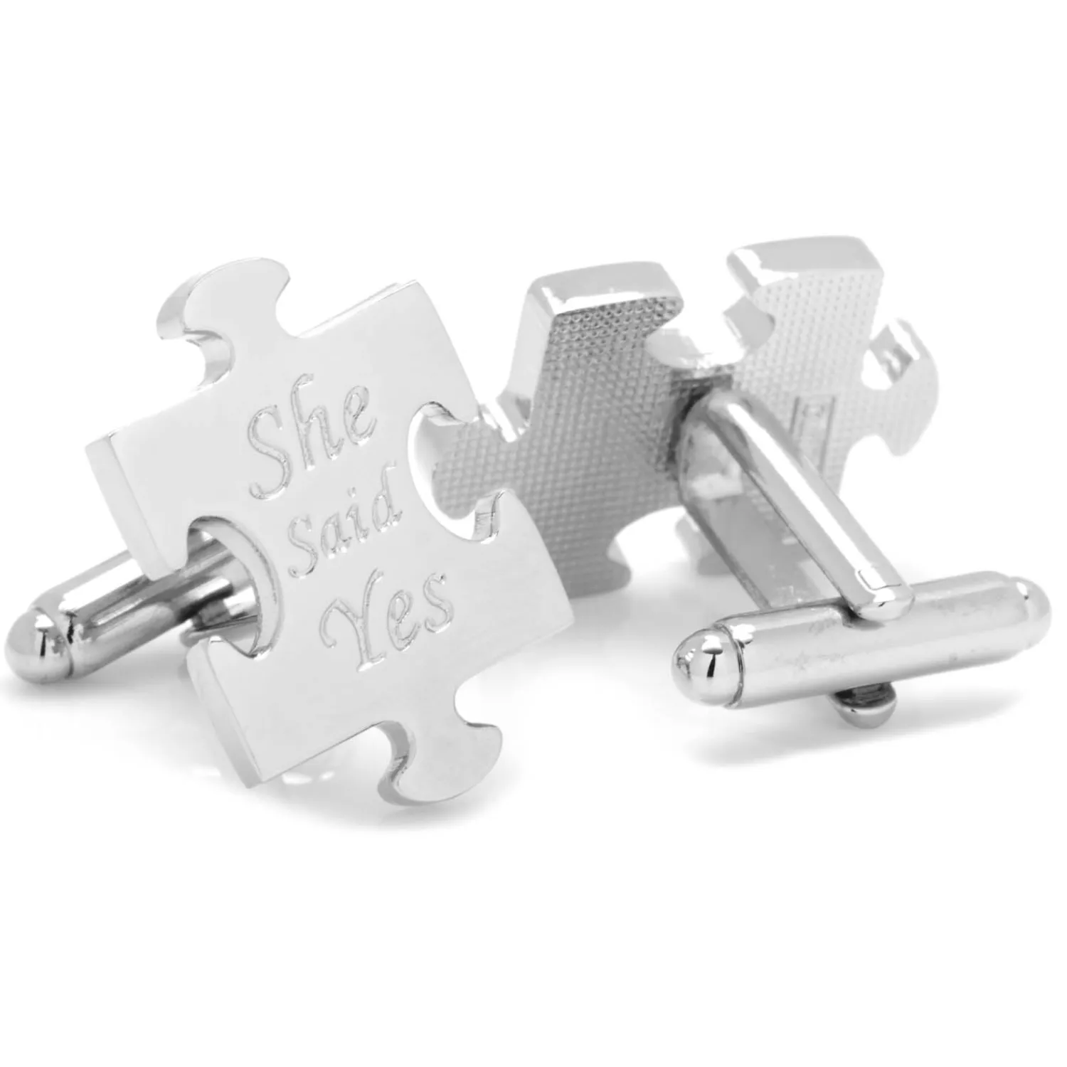 Clearance Wedding Puzzle Pieces Cufflinks Pair Wedding Cufflinks | Luxury Cufflinks