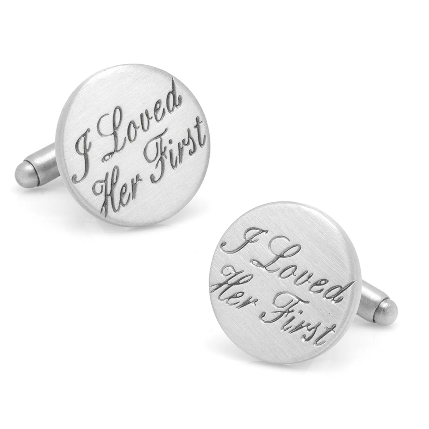 Best Wedding Series I Loved Her First Cufflinks Wedding Cufflinks | Luxury Cufflinks