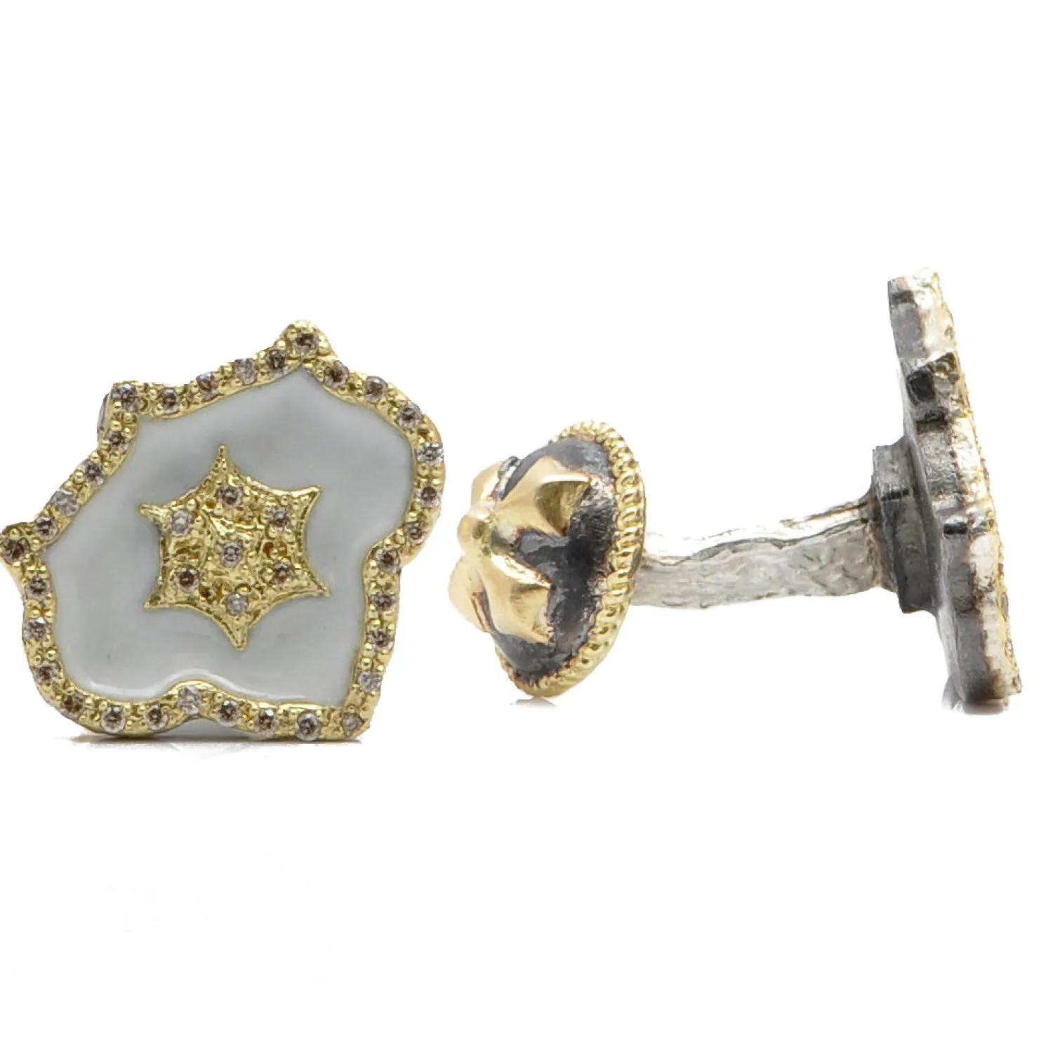 Best Sale White Crivelli Cufflinks Luxury Cufflinks | Hobbies & Interests Cufflinks