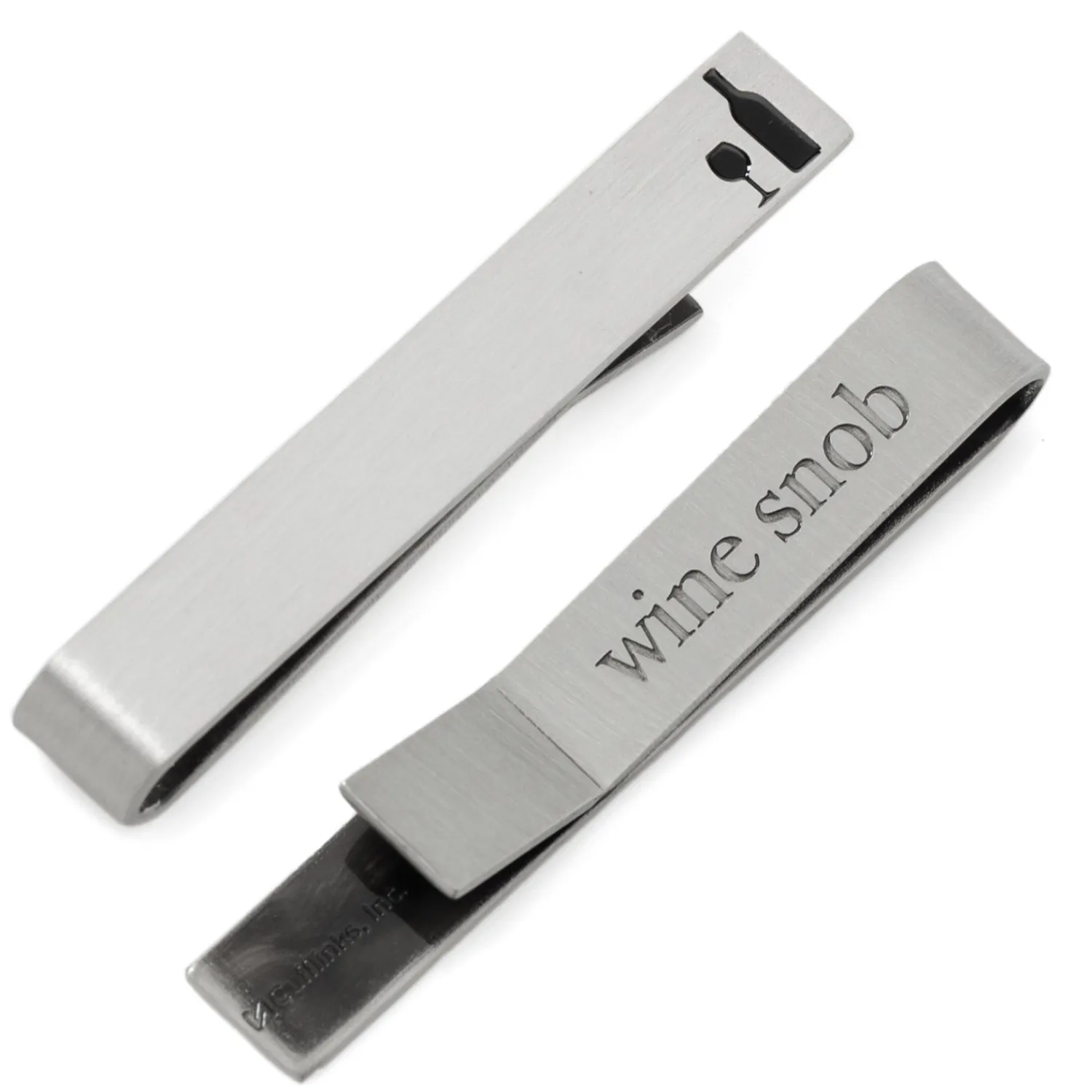 Cheap Wine Snob Tie Bar Classic Tie Bars