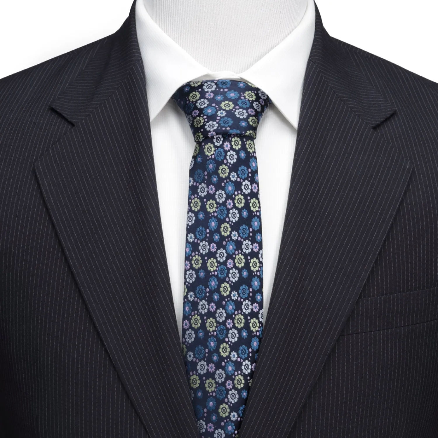 Cheap X-Men Floral Navy Men's Tie Marvel Ties